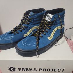 Vans x Parks Project Sk8-Hi – Men’s 8.5 / Women’s 10 – Worn Once – Like New