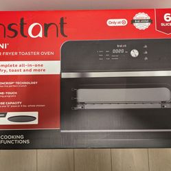 Instant Pot Omni 6-Slice Air Fryer Toaster Oven, Bonus Pizza Pan, 1800W Power
