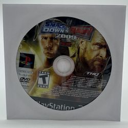 WWE Smackdown Vs. Raw 2009 Featuring ECW (PlayStation 2, PS2) Disc Only Tested