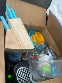FREE clothes, kitchen supplies, etc.