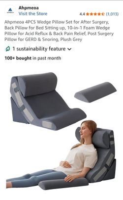 4 pc wedge pillow