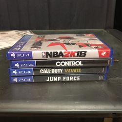 PS4 games $25 each or $100 for all