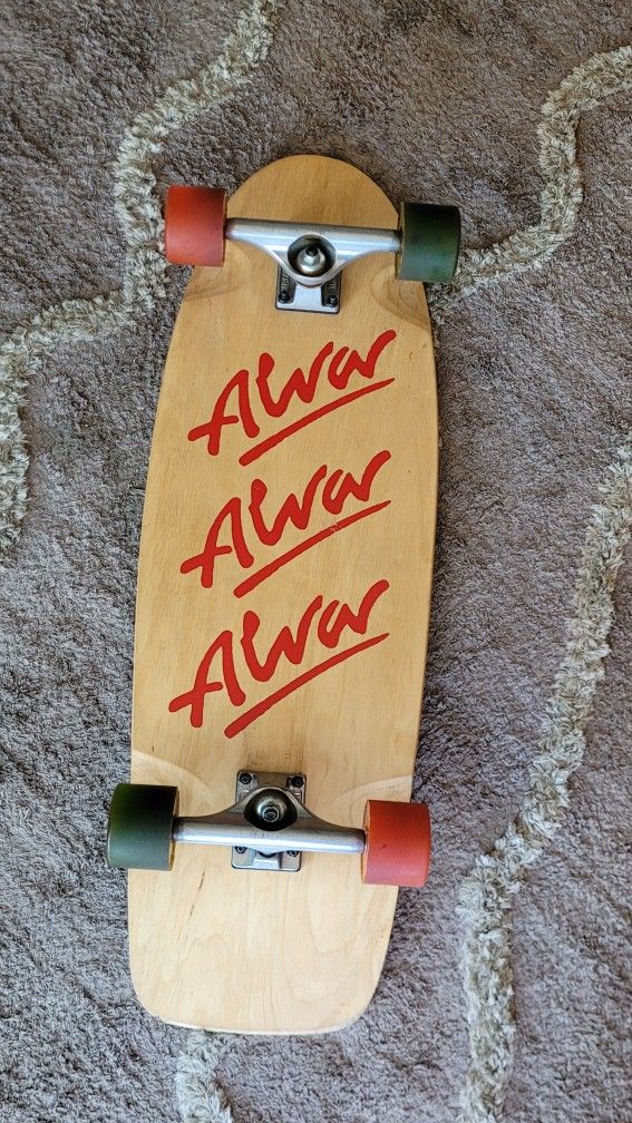 Alva Skateboard, Re Issue Pig, Independent Trucks, Vintage Makaha Wheels