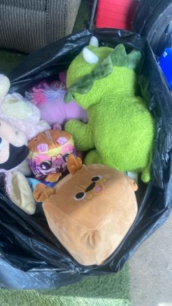 3 bags of plushie $50 for all