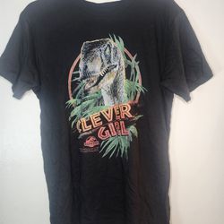 Jurassic Park Welcome Poster T Rex T Shirt Collection Siza Medium