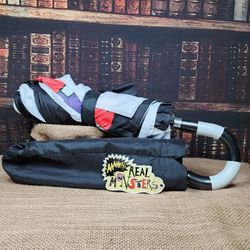 Nickelodeon's Aaahh!!! Real Monsters Oblina Umbrella - Black & White w Defects