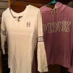 Set Of 4 PINK Long Sleeve Shirts