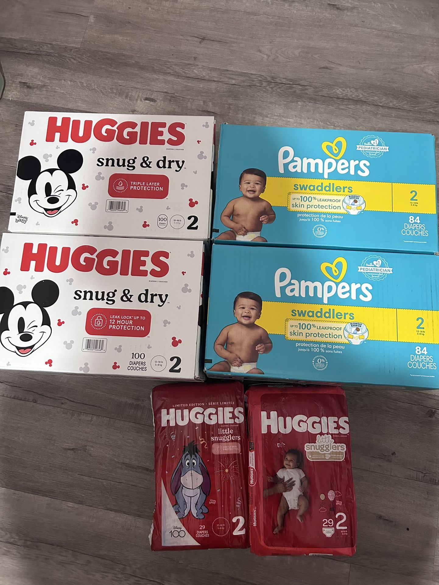 Diapers Size 2