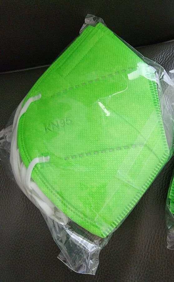 Masks, Face, Lime Green, KN95, Brand New, Flu, Covid