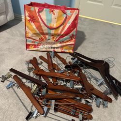 Wood Hanger Collection Lot 
