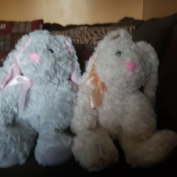I HAVE 2 NEW  FLOPPY SUPER SOFT RABBITS LEFT