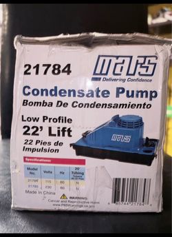 Mars 21784 Low Profile Condensate Pump