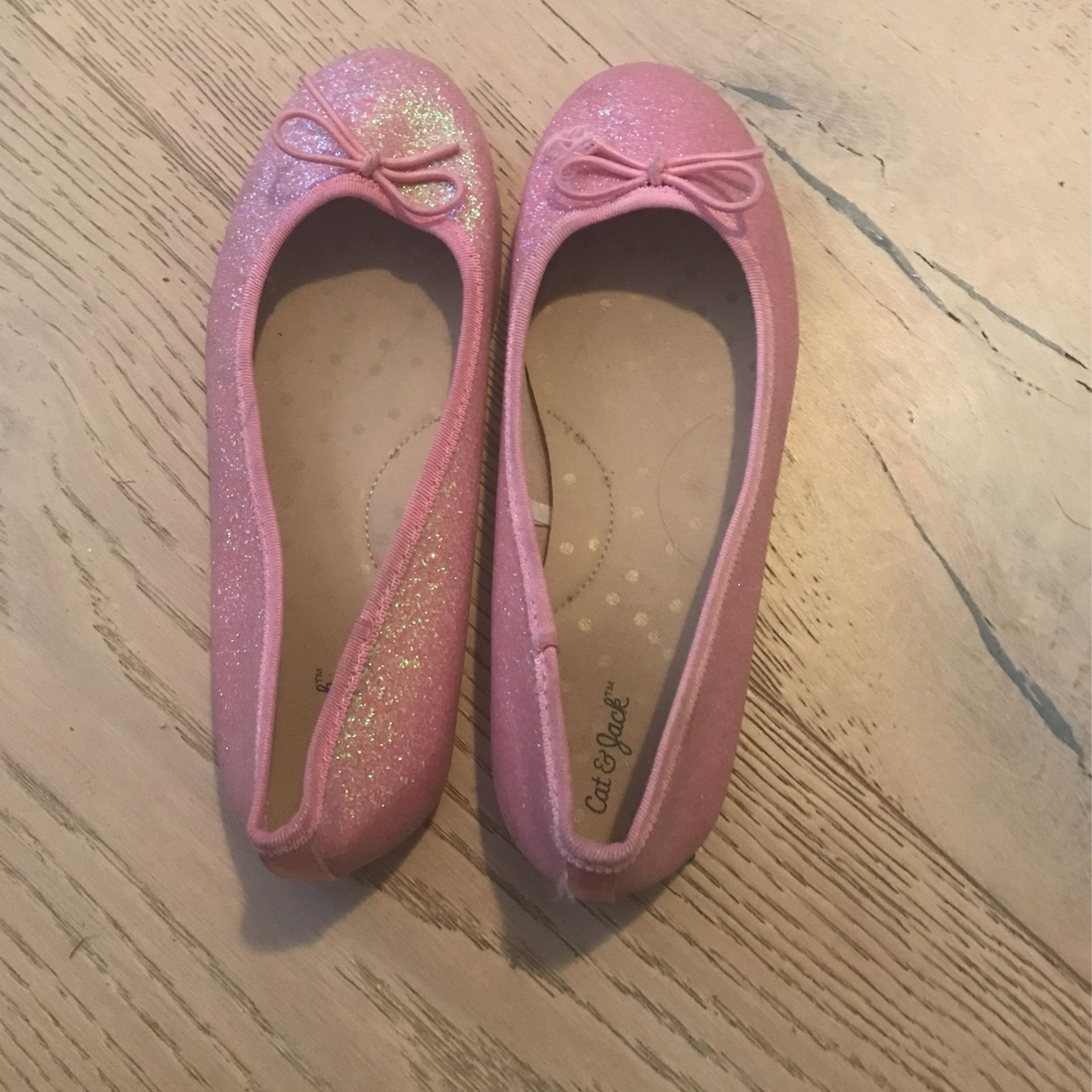 Pink Sparkly Loafers/Flats