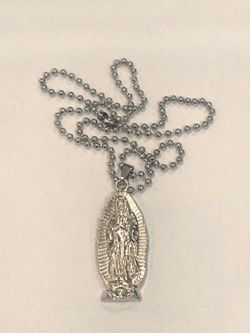 Holy Mother Stainless steel pendant