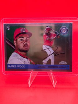 2025 Topps Chrome Platinum James Wood RC #367 Nationals
