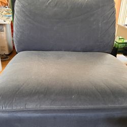 Accent Chair - Wide And Blue