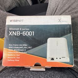 Wisenet X Series XNB-6001