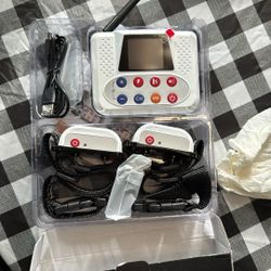 Wireless dog fence system training collar