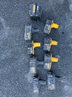 OLD DEWALT BATTERIES  NI CAD PARTS ONLY