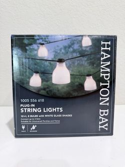 Hampton Bay Plug-In Outdoor String Lights