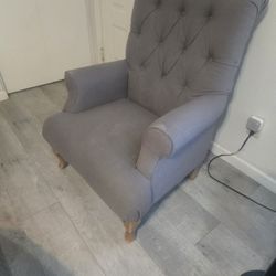 Gray Accent Chair
