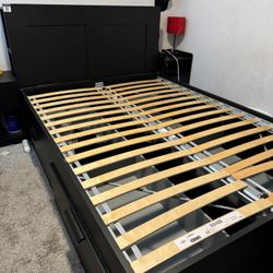IKEA BRIMNES Headboard & Bed Frame 