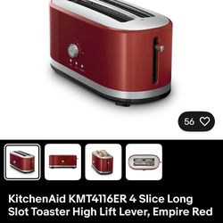 KitchenAid 4 long slot toaster