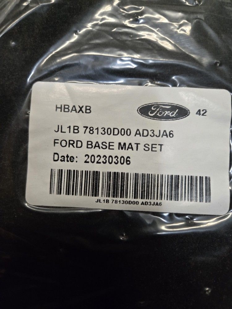 2023 Ford expedition, black carpet Mats.