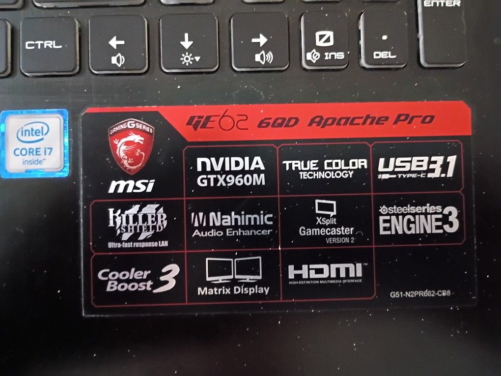 MSI GAMING LAPTOP