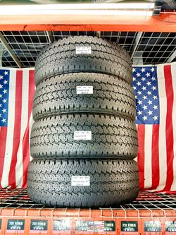💰 Best deals are ca$h in person 4 USED TIRES LT285/60R20 FIRESTONE TRANSFORCE AT2 HEAVY DUTY TRUCKS 285/60R20 