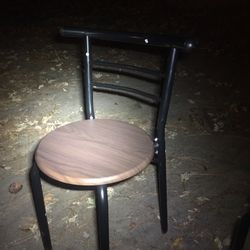 Table and two chairs