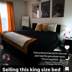 BED FRAME , BOX SPRING , MATRESS