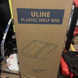 unline plastic shelf bins 