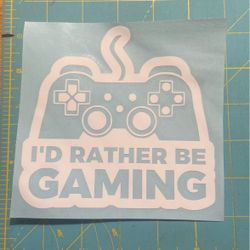gamer car decal