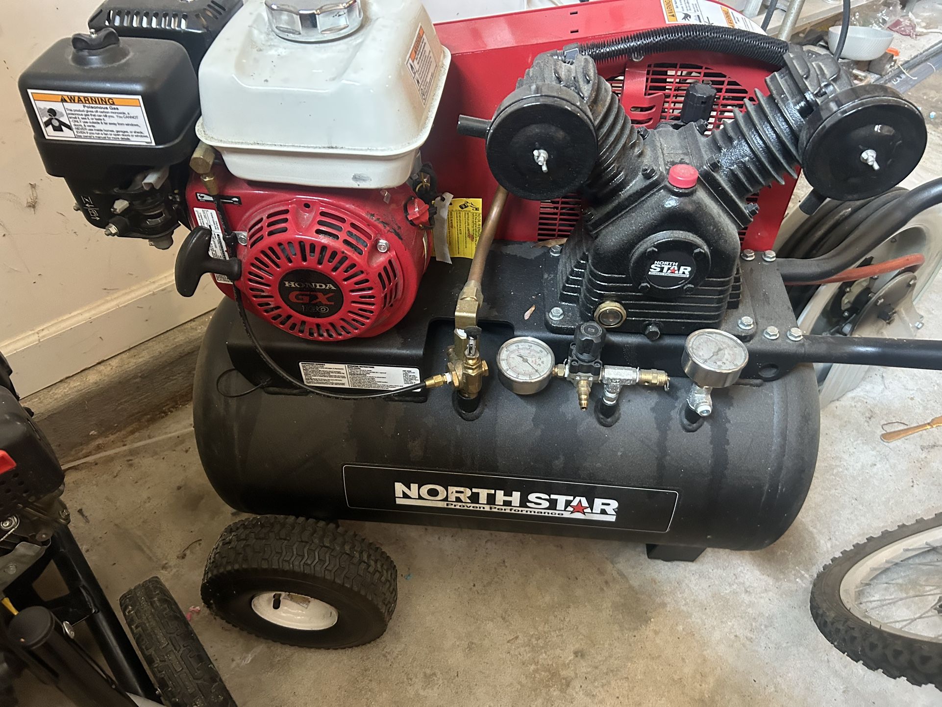 Northstar Gas Air Compressor Like New