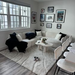 City Furniture Bouclé Sectional Couch – Stylish & Cozy!