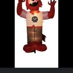 Never Used 6 Ft Inflatable Halloween Werewolf Decor