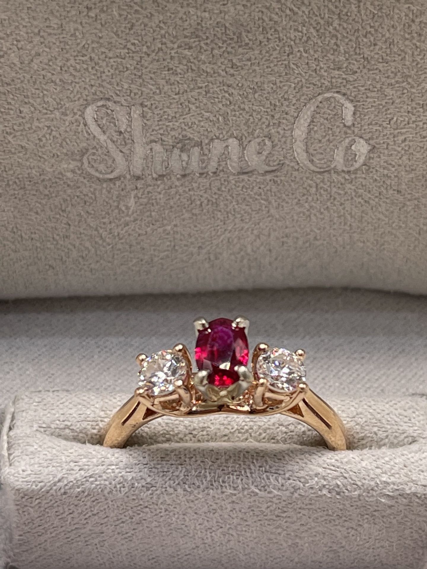 Shane co sale ruby ring