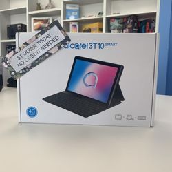 Alcatel 3T10 Smart Tablet New -90 Day Warranty-$1 DOWN-NO Credit Needed
