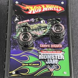 Hot Wheels Monster Jam Truck 3D Grave Digger Storage Case