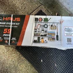 NEW Haus 59 Piece Garage Or Basement Shelf Organization Set Normally $179!