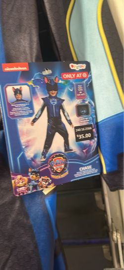 Nickelodeon Paw Patrol The Mighty Movie Chase Costume Size 3T/4T