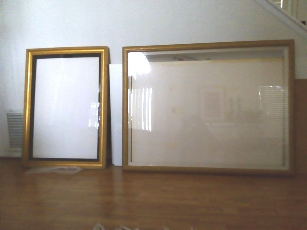 Gold color antique wooden frame