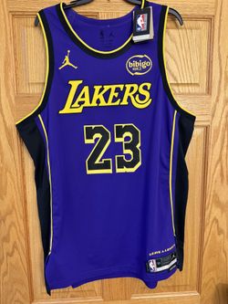 LeBron James Statement Jordan Jersey NBA Lakers 
