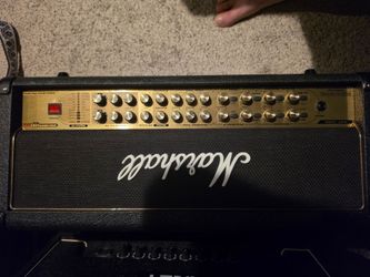 Marshall AVT150H guitar amp with footswitch