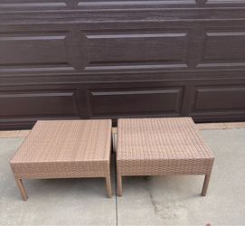 Patio Festival 2 piece outdoor Wicker Art