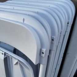 White Folding Chairs 