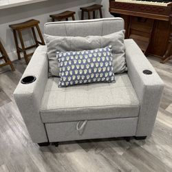 Convertible Chair 3 in 1 Sleeper Futon - Wayfair 