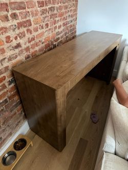 Wood Console Table