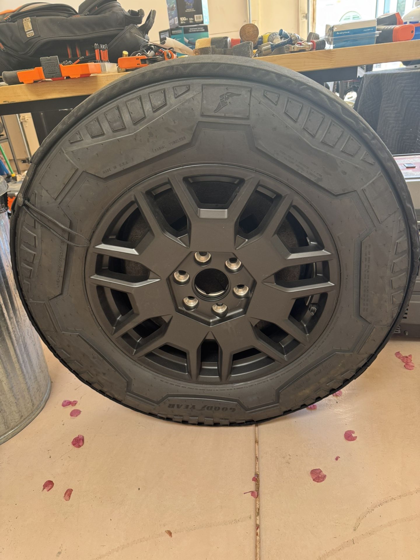Cybertruck Spare Tire + Tool Kit